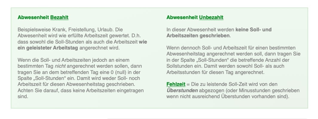 Numbers Vorlage Zeiterfassung Arbeitszeiterfassung Plus 2026 Bezahlt Unbezahlt